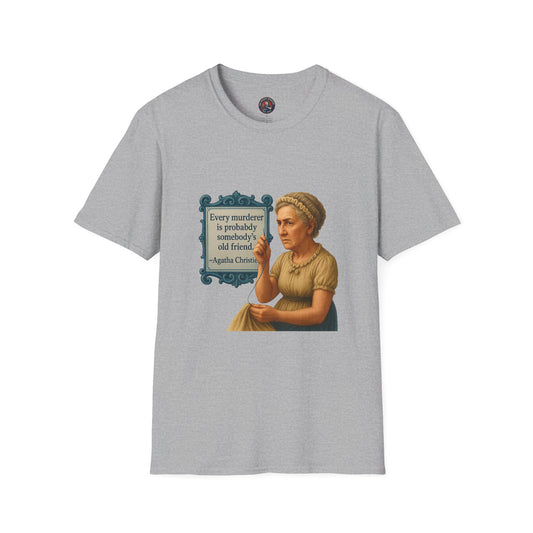 Agatha Christie Quote T-Shirt, Mystery Lover Gift, Book Lover Tee, Literary Tshirt, Reader Shirt