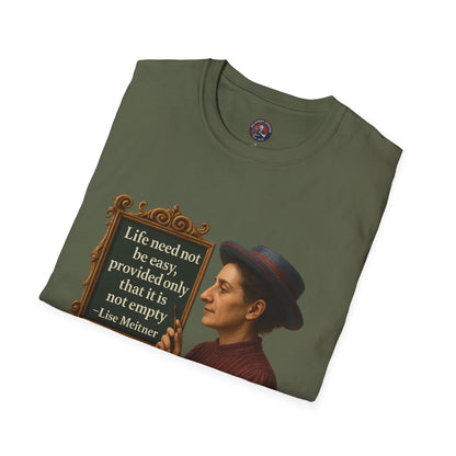 Unisex Softstyle T-Shirt - Lise Meitner, Inspirational Tee, Gift for Activists, Comfortable Everyday Wear, Perfect for Celebrations