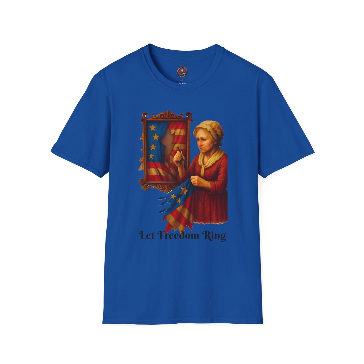 Unisex Softstyle T-Shirt - Let Freedom Ring, Inspirational Tee, Gift for Activists, Comfortable Everyday Wear, Perfect for Celebrations