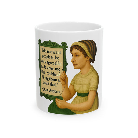 The Austen Ceramic Mug - Fun Coffee Cup for Artists, Unique Gift for Craft Lovers, Perfect for Birthdays, Anniversaries, and [...]