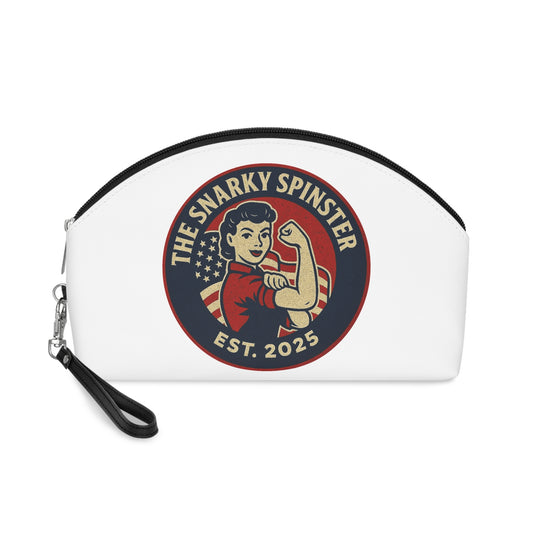 Makeup Bag - Patriotic Snarky Spinster Design