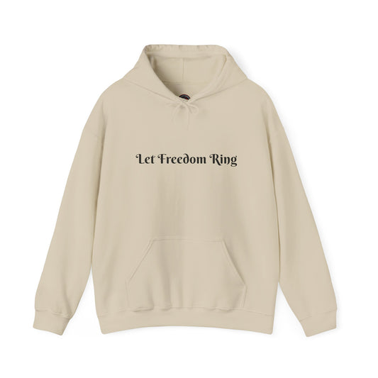 Freedom Ring Sweatshirt - Unisex Cozy Hoodie, Inspirational Gift, Everyday Style, Casual Wear, Art Design