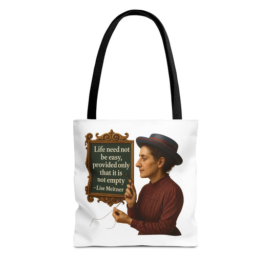Meitner Tote Bag, Vintage Americana Style, Ideal for, Shopping, Travel, Eco-Friendly Bag