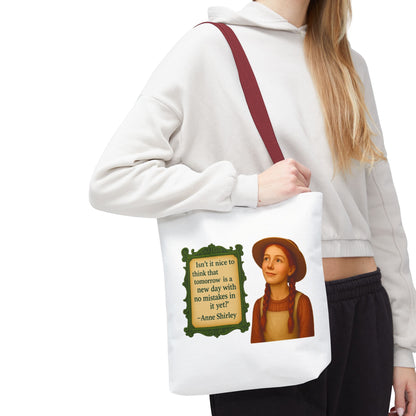 Anne Shirley Tote Bag - The Snarky Spinster, Book Lover Gift, Funny Library Bag, Reading Accessory, Literary Pun Design, Gifts for Readers